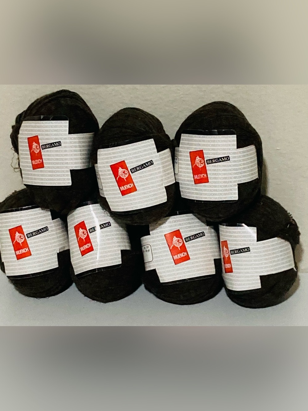 7 NWT Bergamo by Muench (50g‎ each) 100% Wool